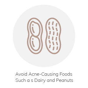 Avoid Acne-Causing Foods Such as Dairy & Peanuts