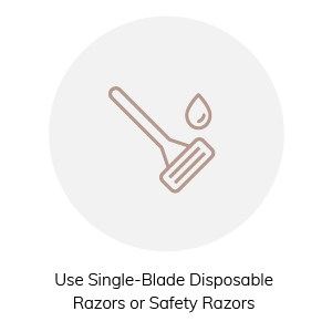 Use Single-Blade Disposable Razors or Safety Razors