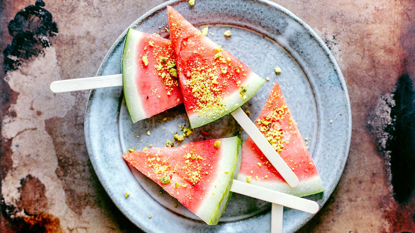 plate of watermelon